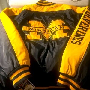 Steve & Barry’s NWT’s Authentic Michigan Wolverines Vinyl Jacket